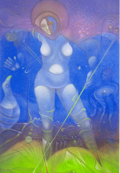 "La venus y el pajaro picon" 116x89cm collection Puerto Rico