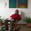 Alvaro en casa de un amigo en Valencia Carabobo Venezuela